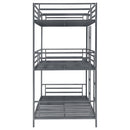 Maynard Metal  Triple Bunk Bed Gunmetal
