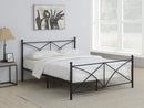 Hart Metal  Open Frame Bed Matte Black