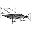 Hart Metal  Open Frame Bed Matte Black