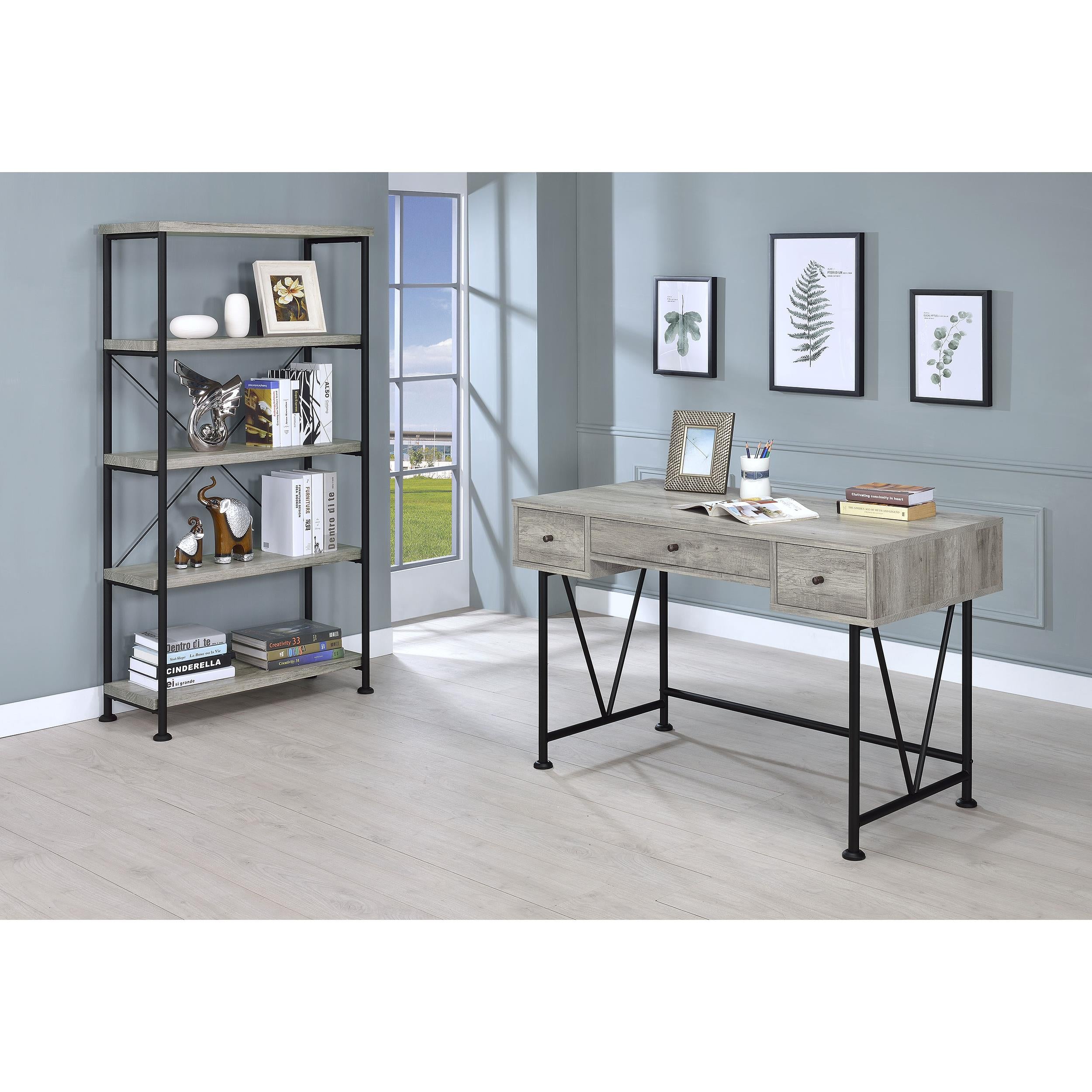 Diamond Modern Furniture COA Bookcases 4-Shelf 801546 IMAGE 8
