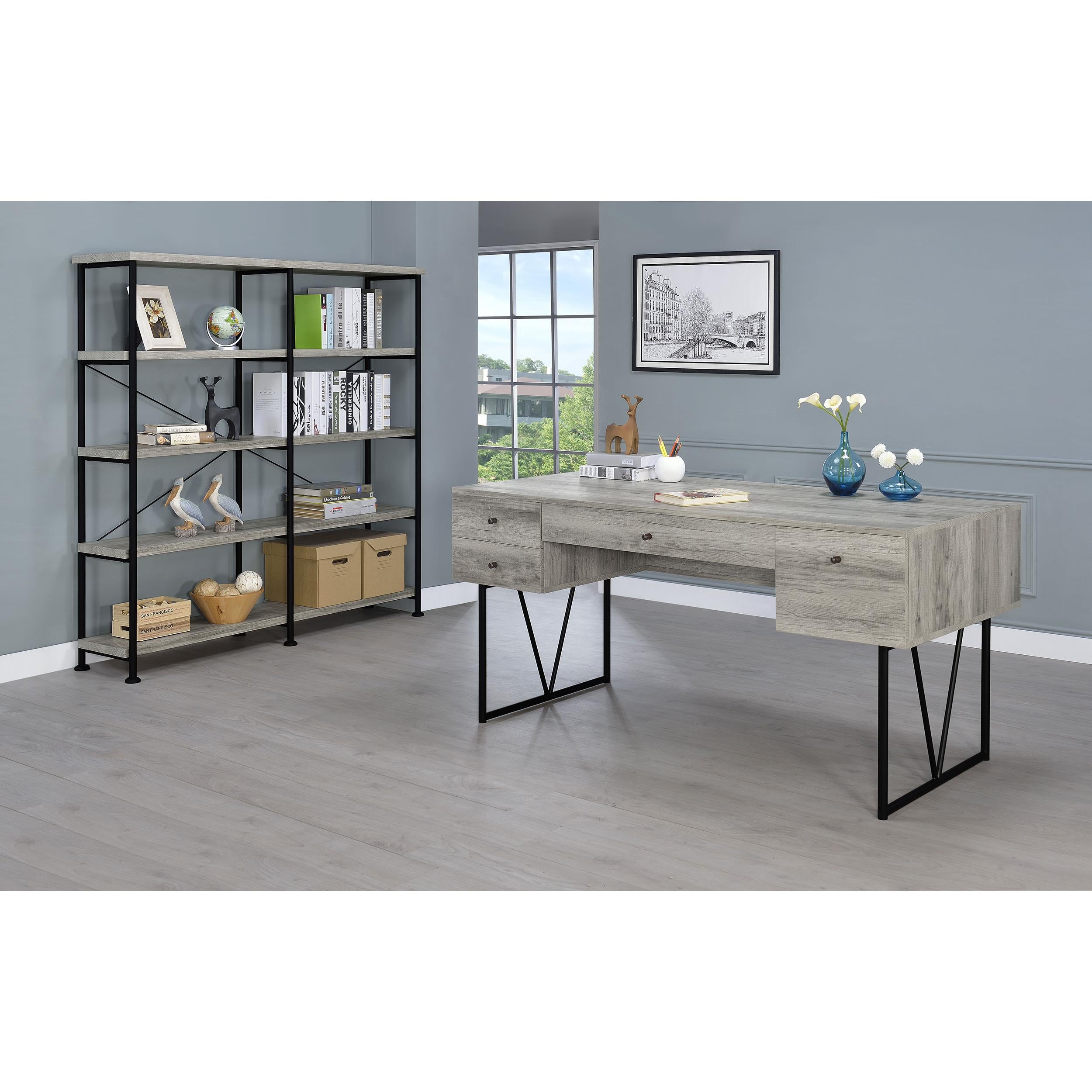 Diamond Modern Furniture COA Home Decor Bookshelves 801544 IMAGE 8