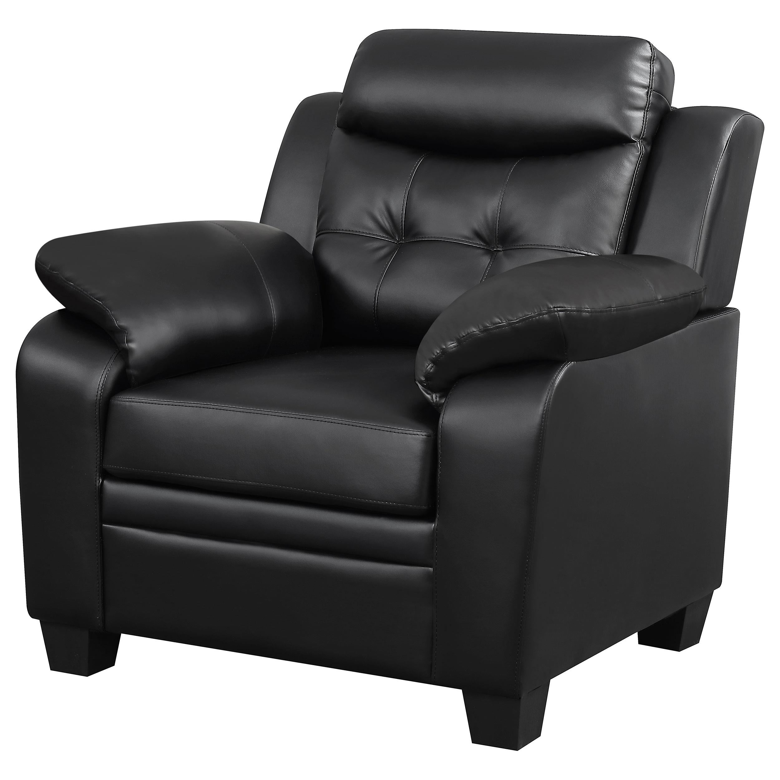 Diamond Modern Furniture COA Finley Stationary Leatherette Chair 506553 IMAGE 3
