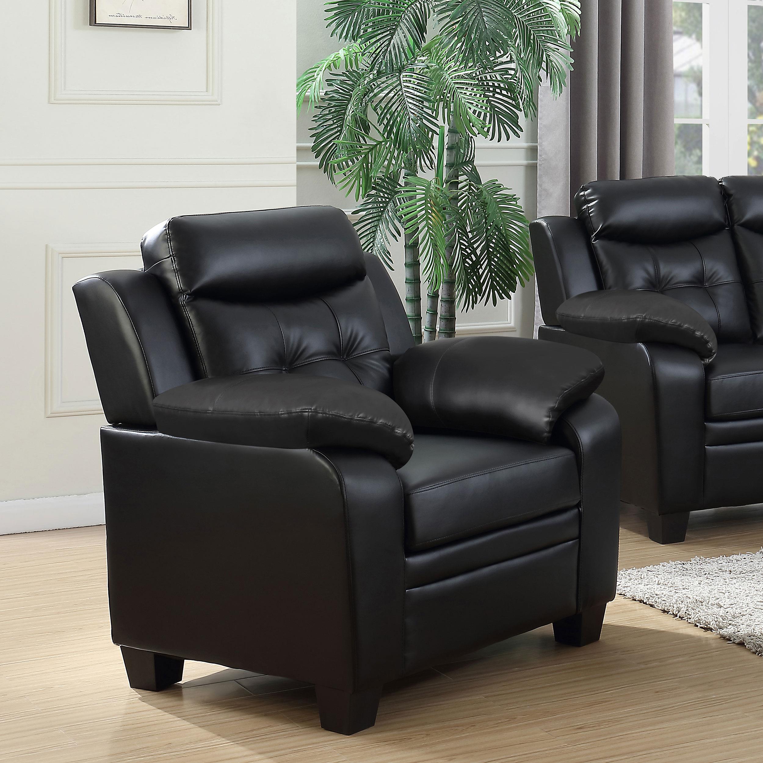 Diamond Modern Furniture COA Finley Stationary Leatherette Chair 506553 IMAGE 7
