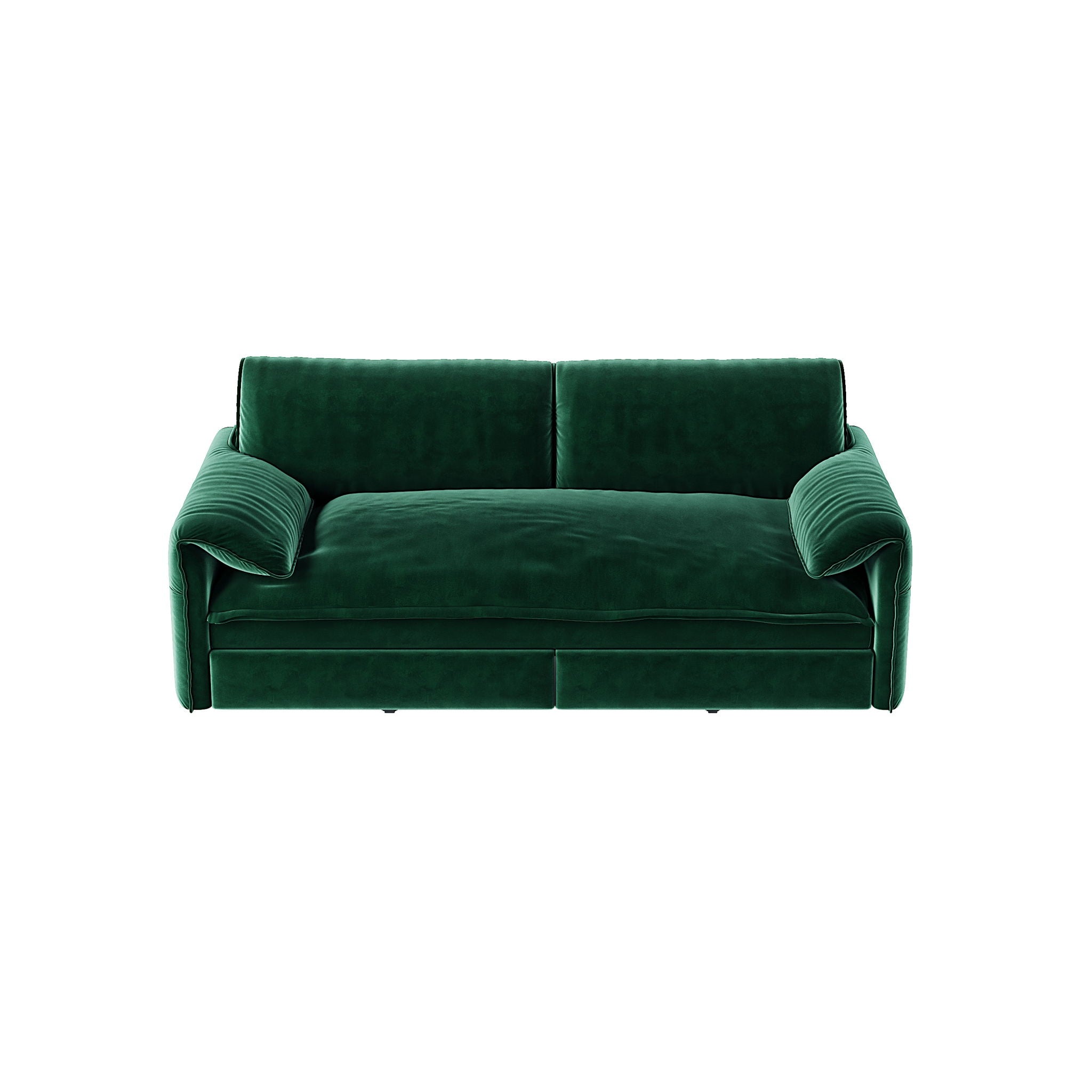 Queen Pull Out Sofa Bed, 3 In 1 Convertible Sleeper Sofa With Side Storage