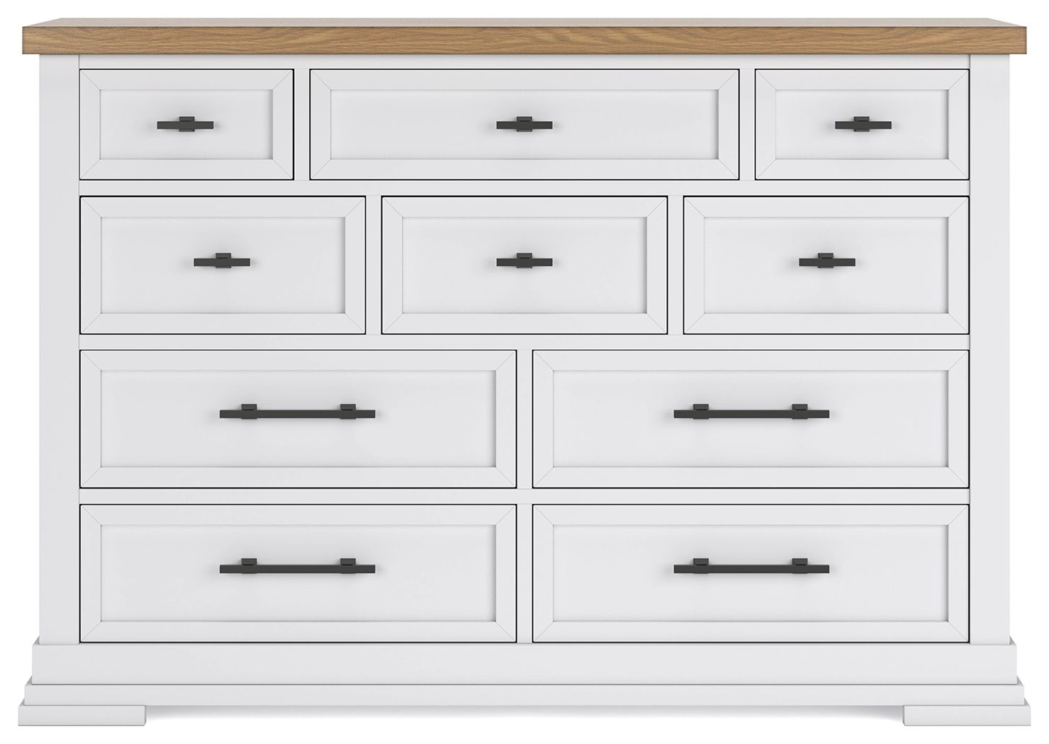 Ashbryn - Dresser - White / Natural