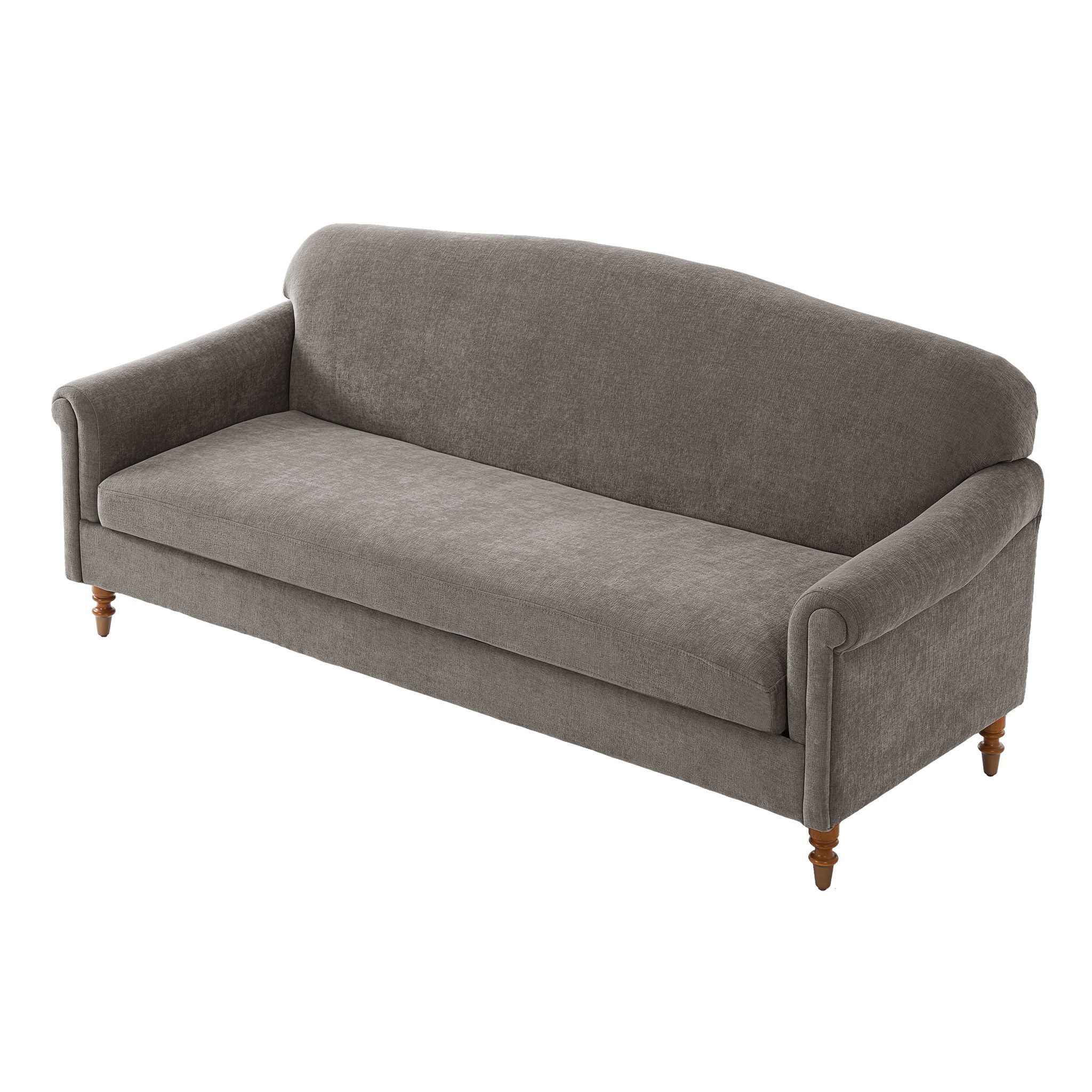 Loveseat Sofa, 2 Seater Couch With Rolled Arms