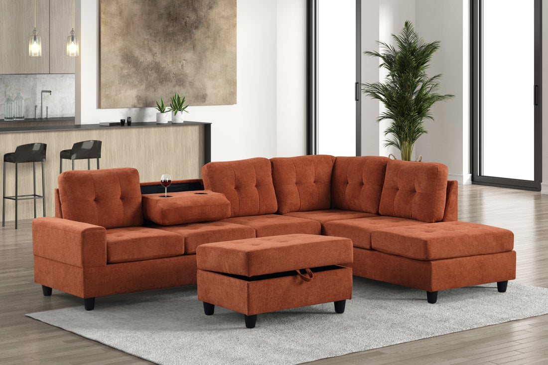 Rocket 2-Piece Sectional – Includes Free TV or Area Rug