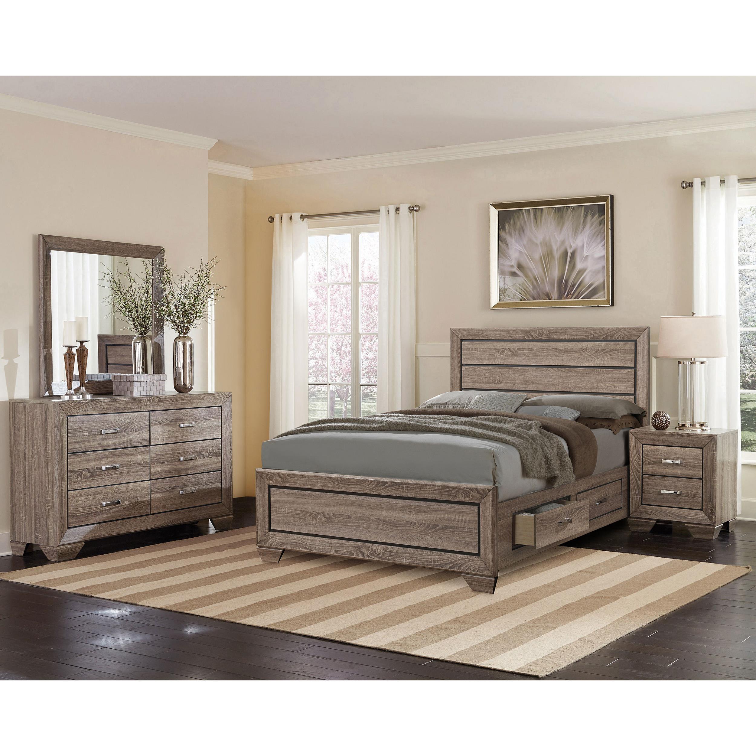 Diamond Modern Furniture COA Kauffman California King Panel Bed with Storage 204190KW IMAGE 11