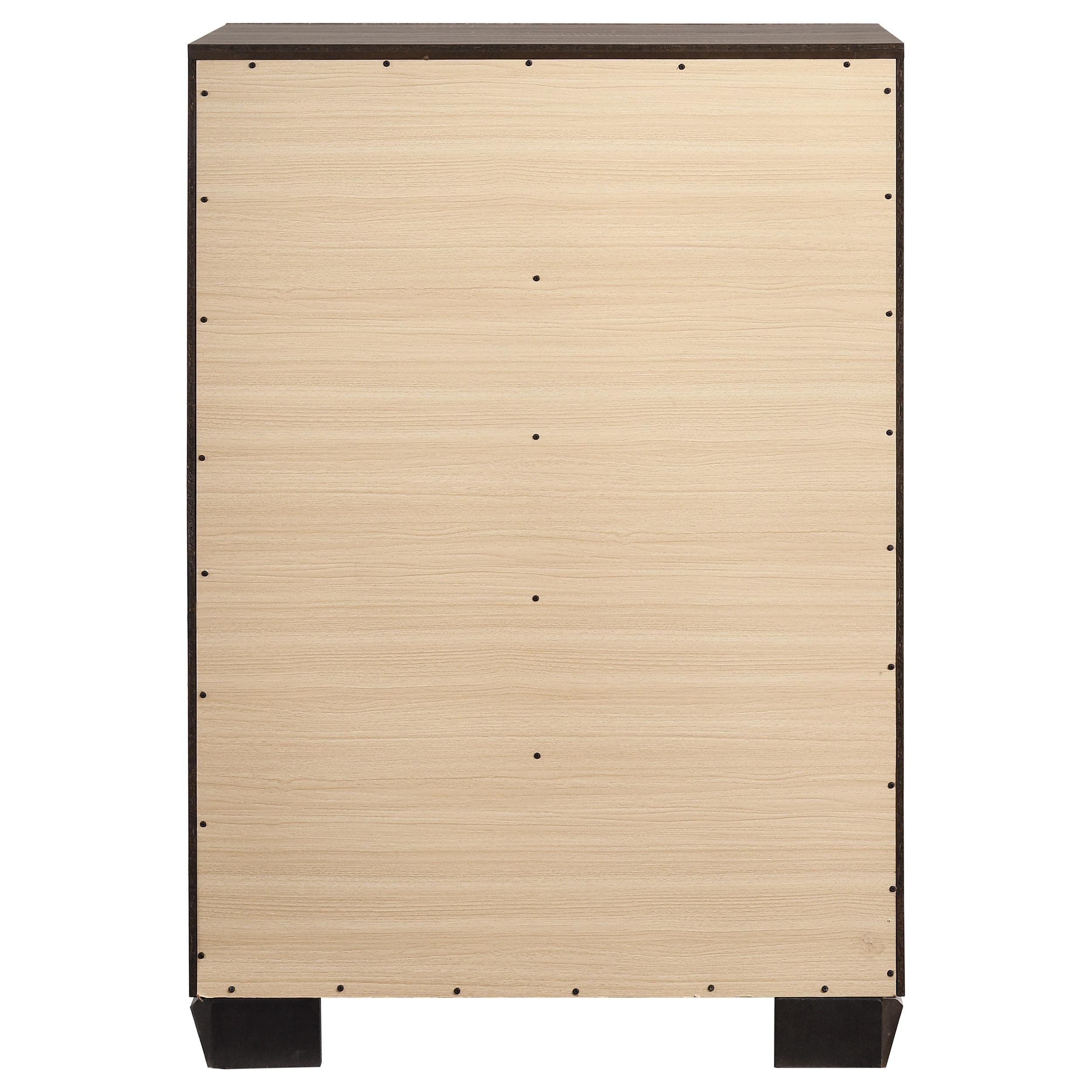 Diamond Modern Furniture COA Kauffman 5-Drawer Chest 204195 IMAGE 6