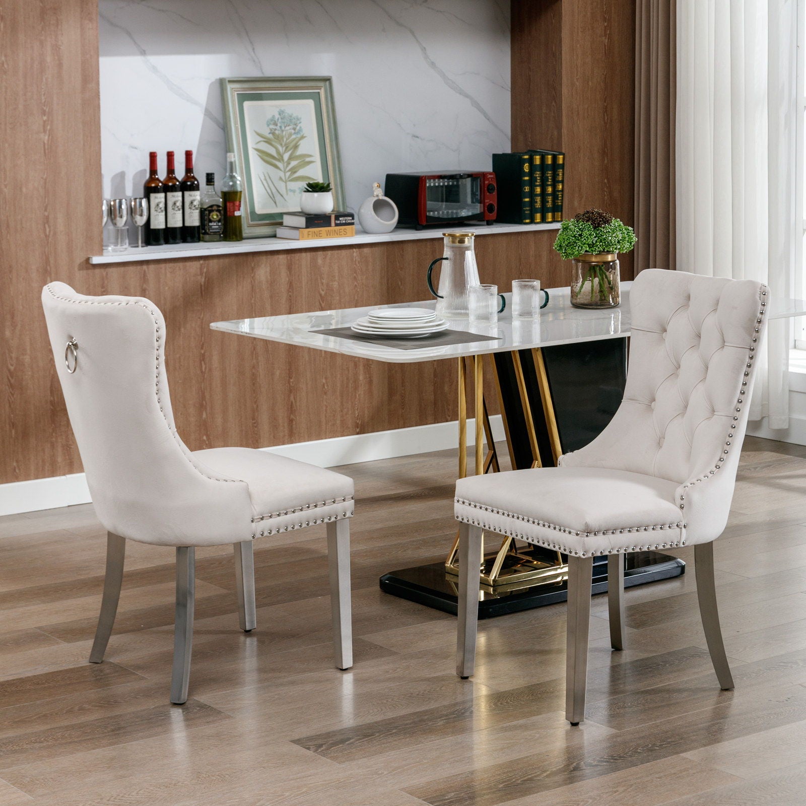 Nikki - Contemporary Upholstered Dining Chair (Set of 2)