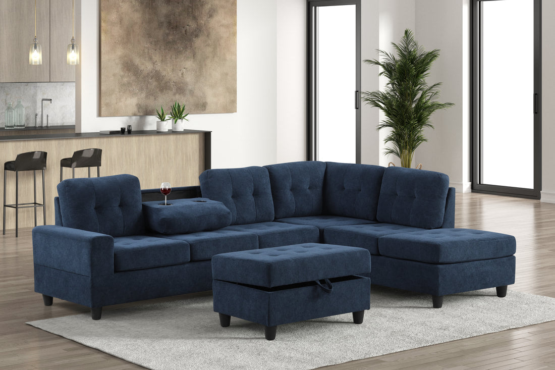 Rocket 2-Piece Sectional – Includes Free TV or Area Rug