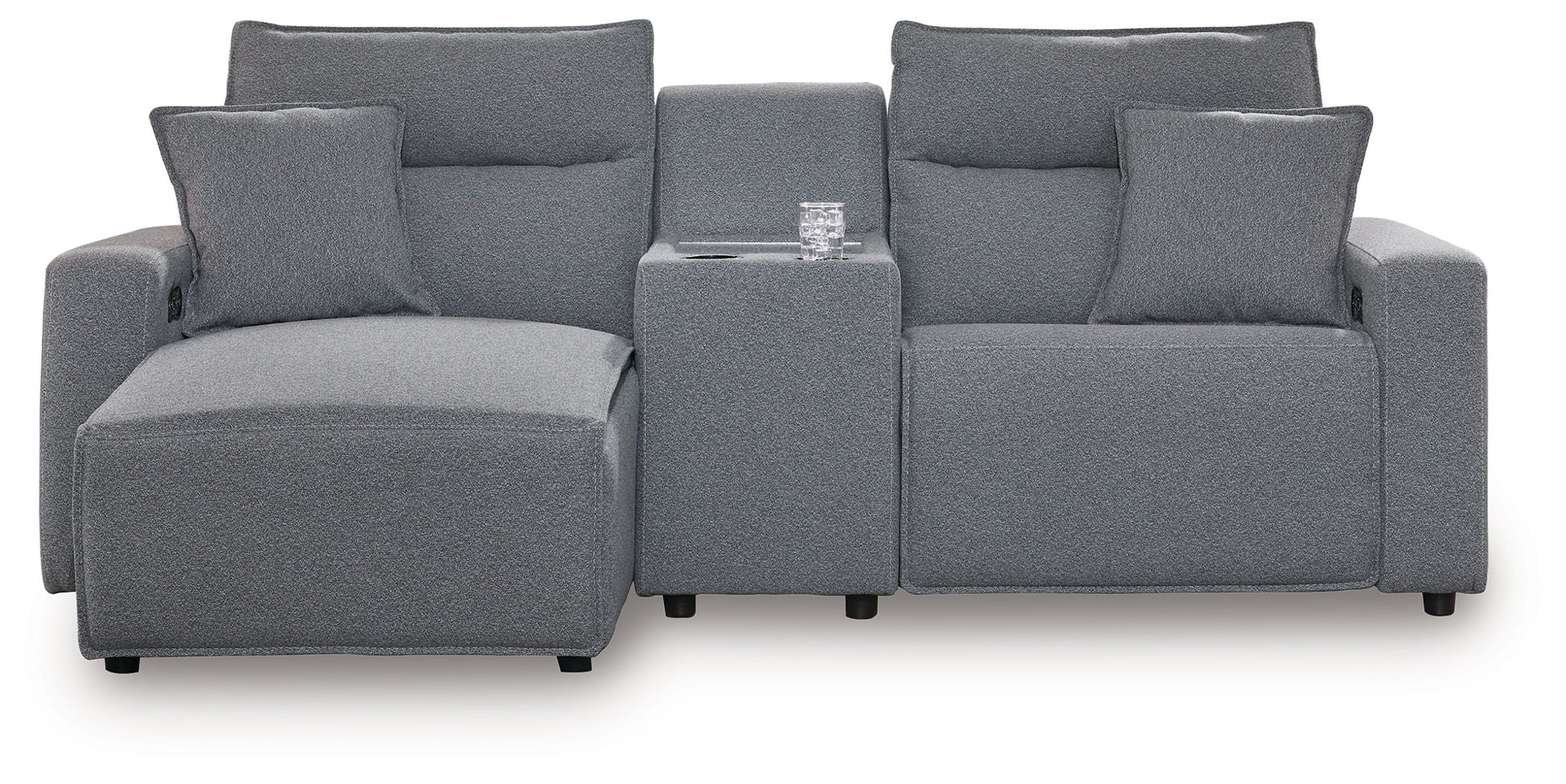 ModMax II - Salt And Pepper - Reclining Sectional