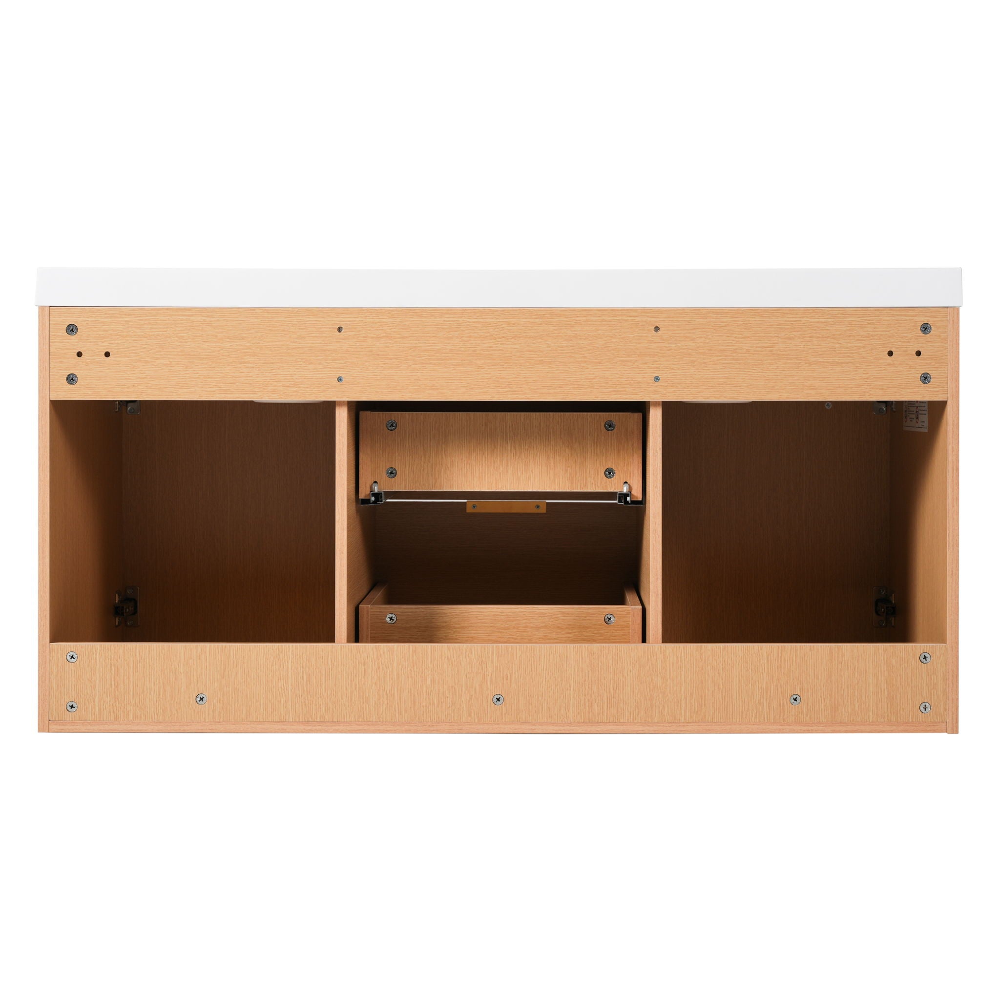 Modern Wall Mounted Bathroom Vanity, Soft Close Doors