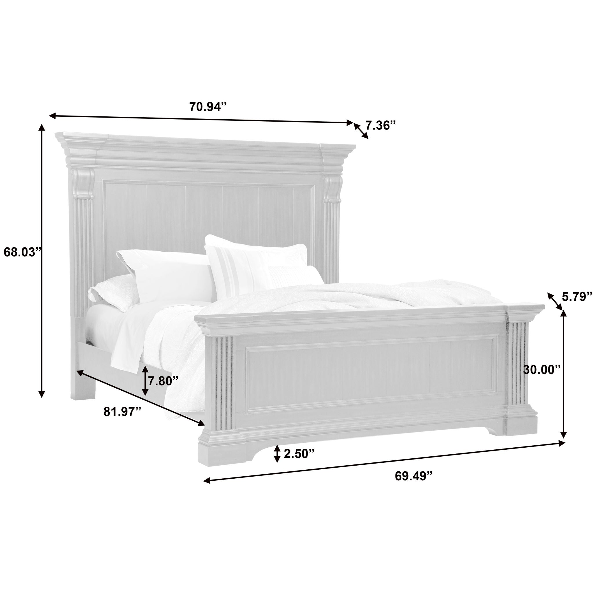 Caldwell - Panel Bed