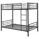 Hayward Metal  Over  Bunk Bed Black