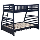 Ashton 2-drawer Wood  Over  Bunk Bed