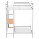 Campus  Workstation Bunk Bed Matte Black