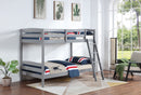 Rhea Wood  Over  Bunk Bed Grey