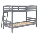 Rhea Wood  Over  Bunk Bed Grey