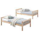 Dakota Wood  Over  Bunk Bed Natural