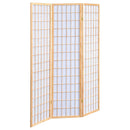 Carrie 3-Panel Room Divider Folding Shoji Screen Black