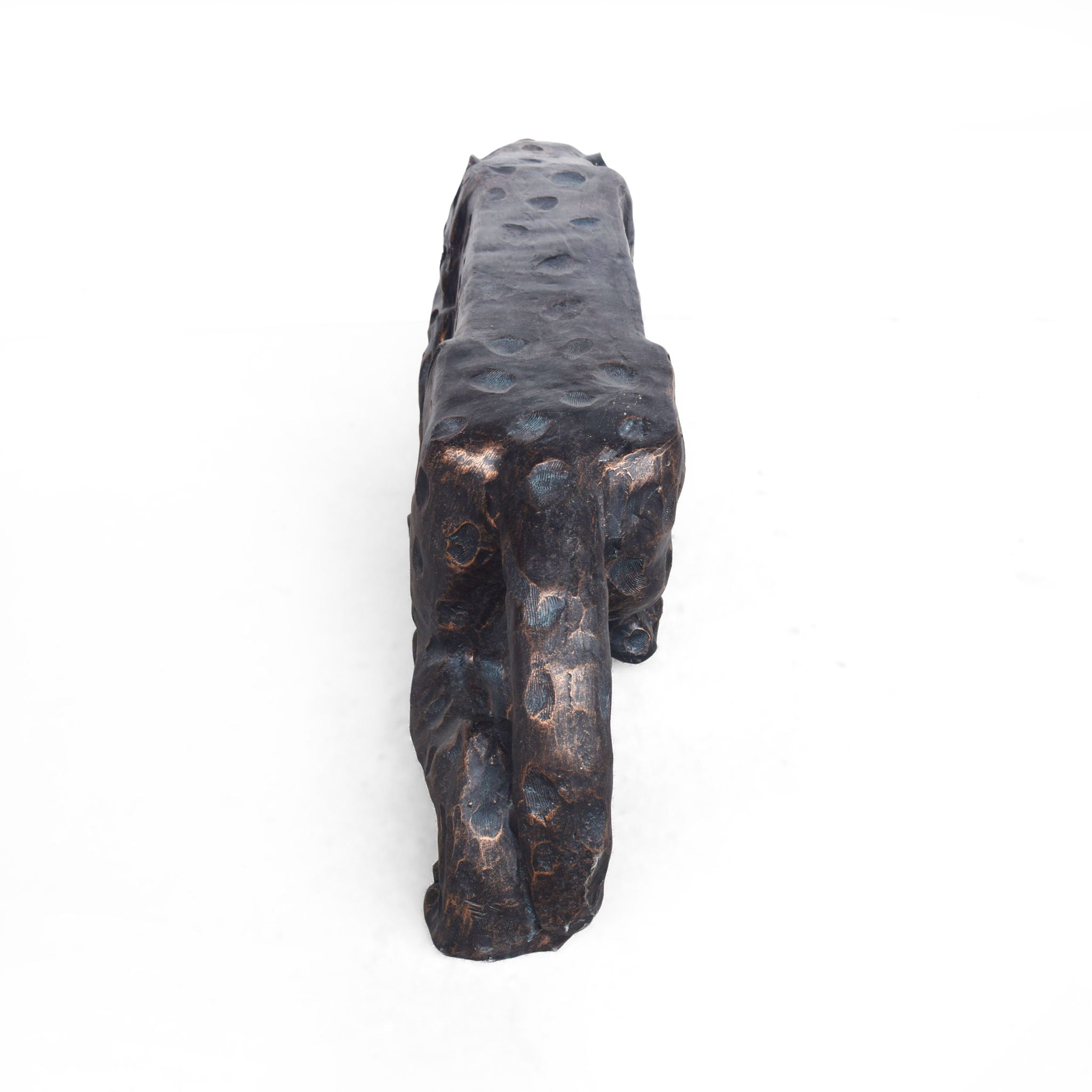 Leopard Lightweight Concrete Bench - Copper