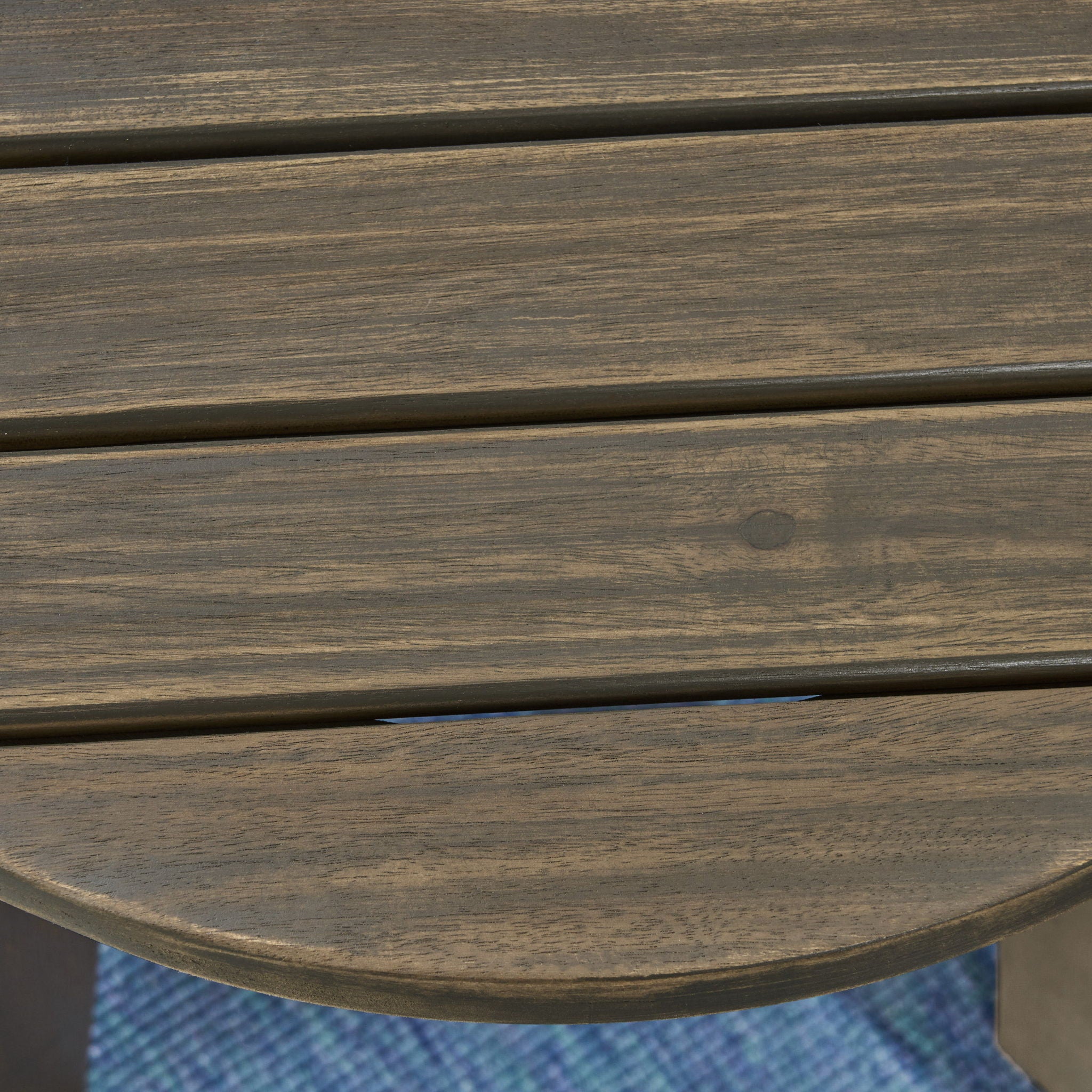 Outdoor Acacia Wood Side Table With Weather Resistance