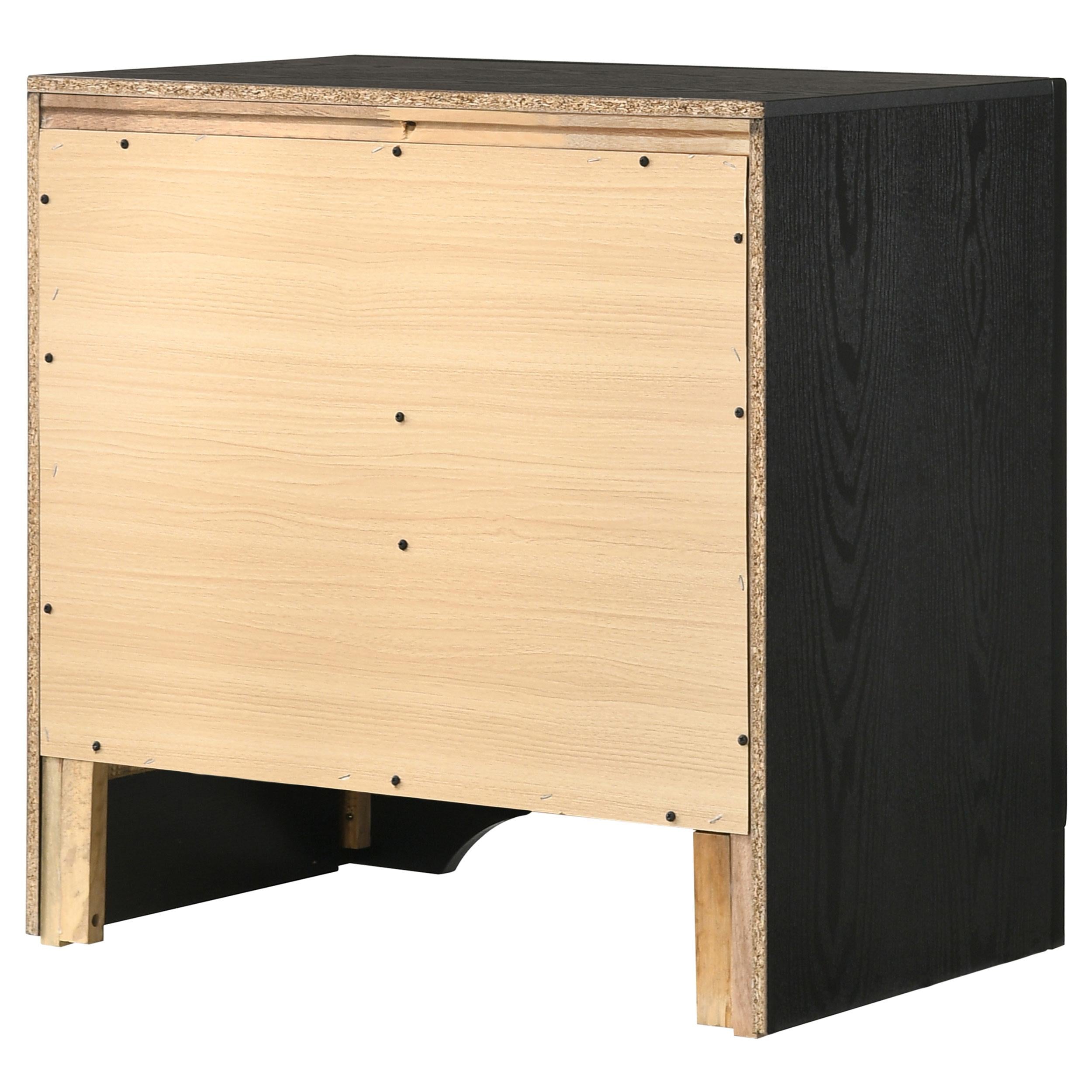 Diamond Modern Furniture COA Miranda 2-Drawer Nightstand 206362 IMAGE 7