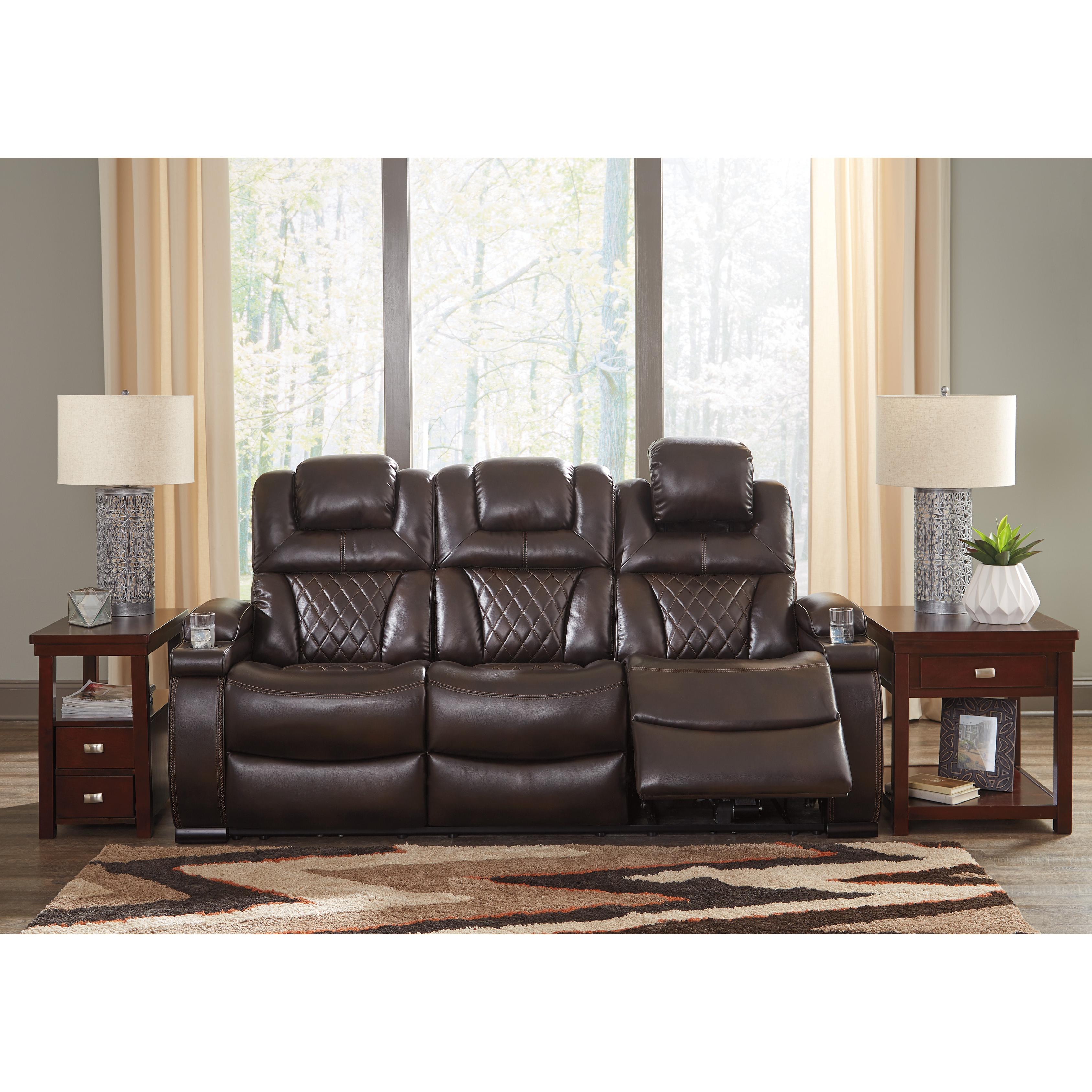 Signature Design by Ashley Warnerton Power Reclining Fabric Sofa 7540715 IMAGE 4