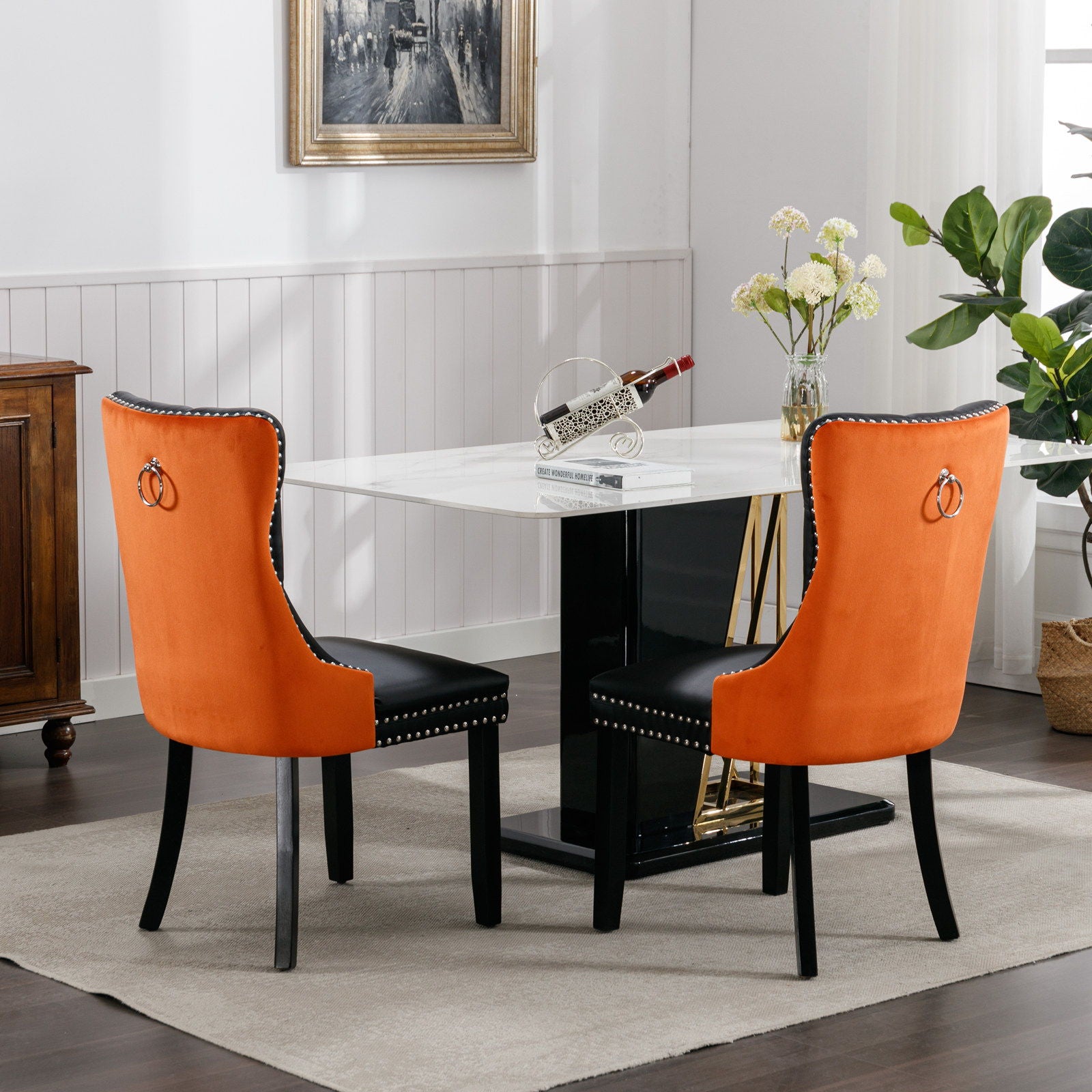 Nikki - Modern Upholstered Dining Chair (Set of 2)