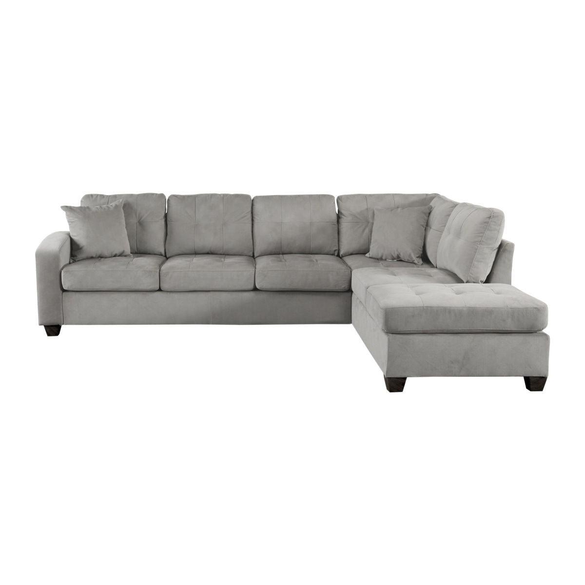 Emilio - 3 Piece Reversible Sectional With Ottoman