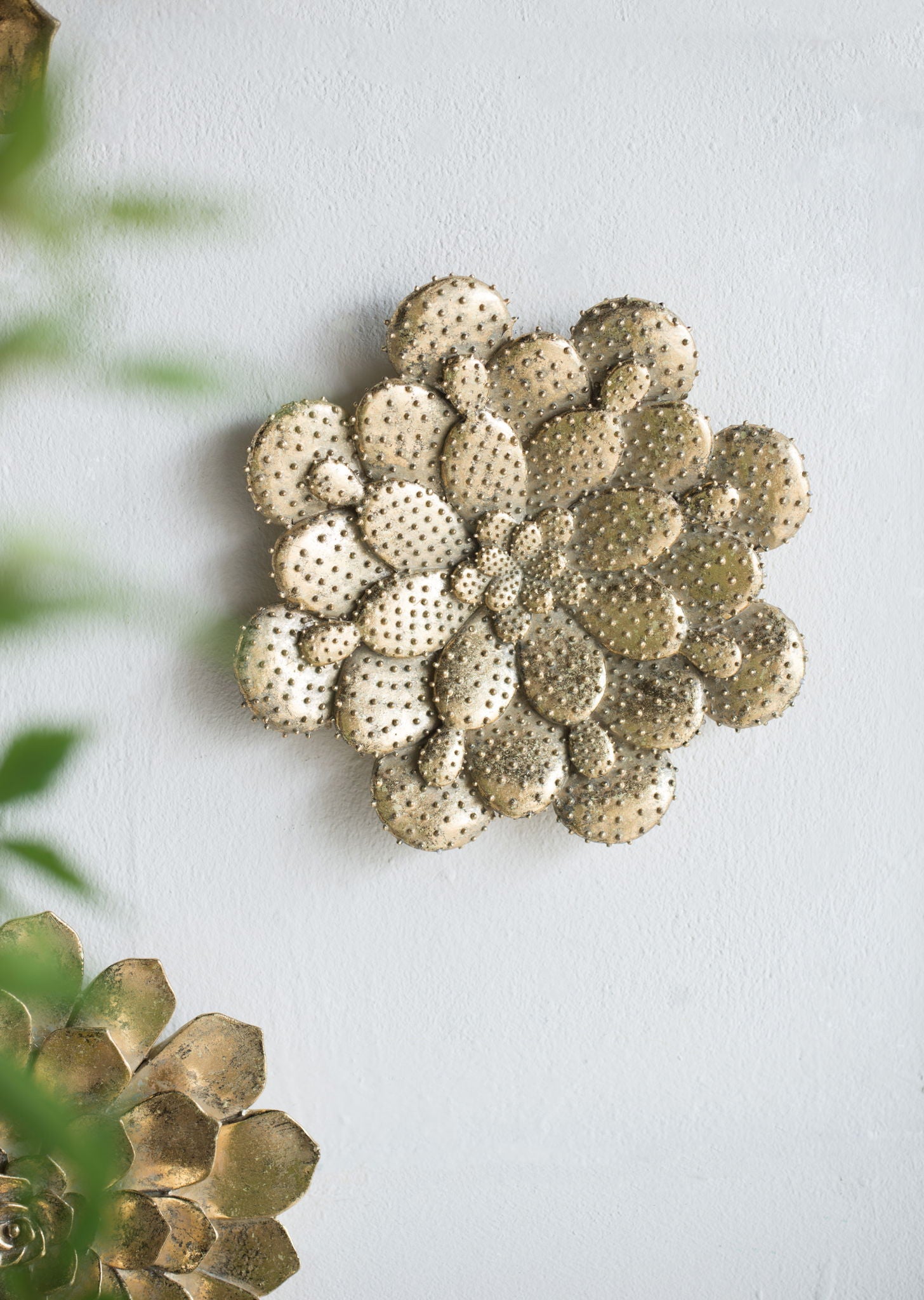 Resin Succulent Wall Plaque