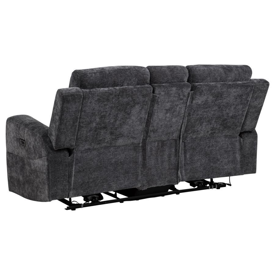 Kennett - Chenille Upholstered Power Reclining Loveseat