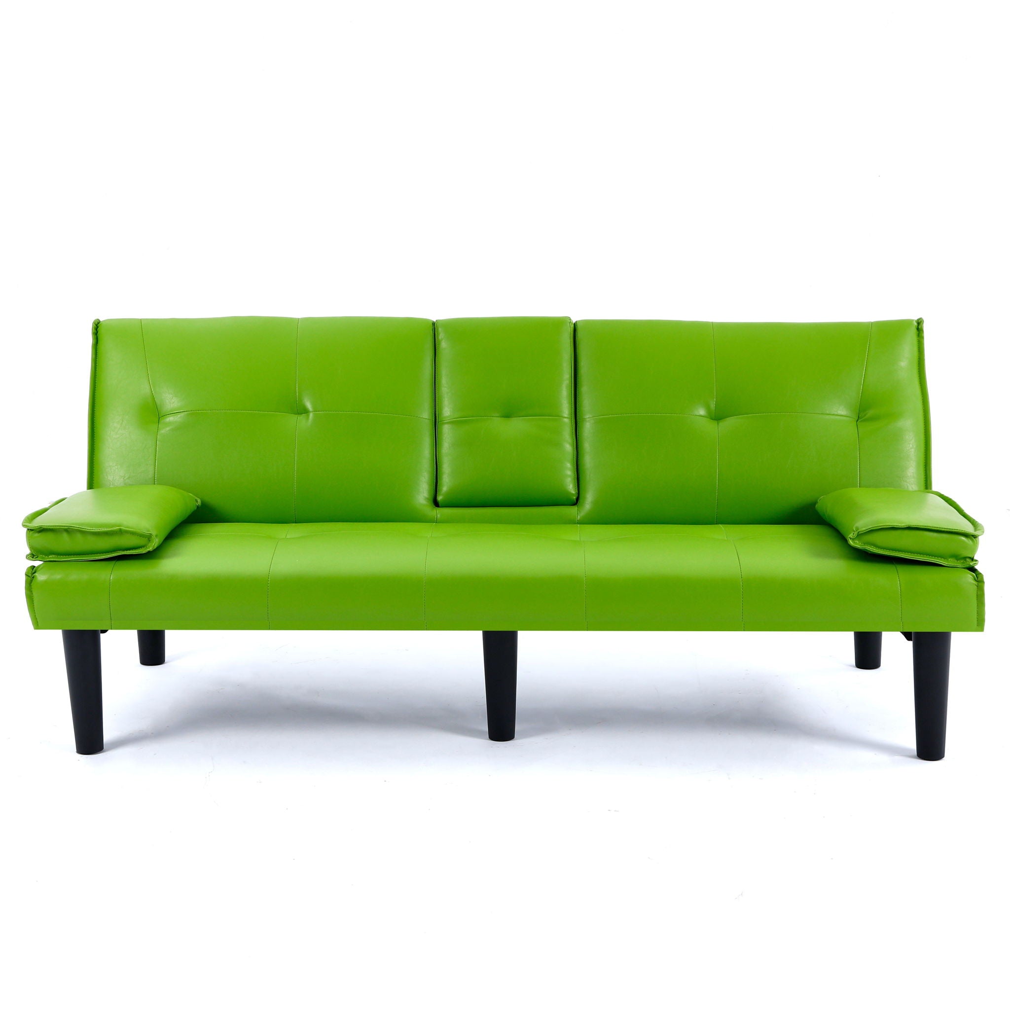 Sofa Bed With Foldable Design And Cup Holder