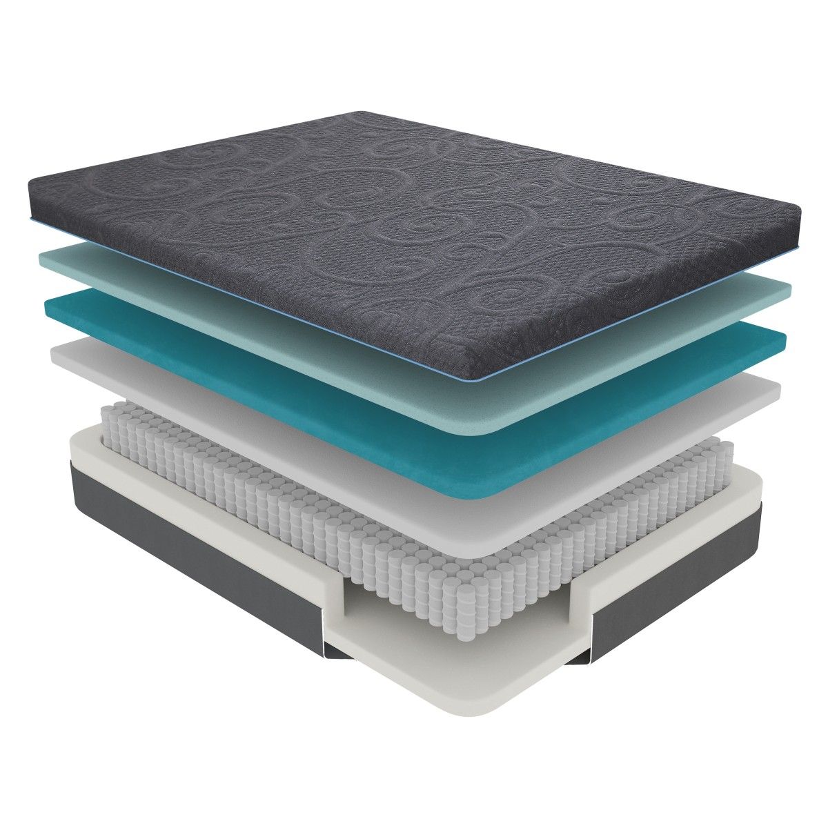 Mira - 14" Gel Infused Memory Foam Hybrid Mattress