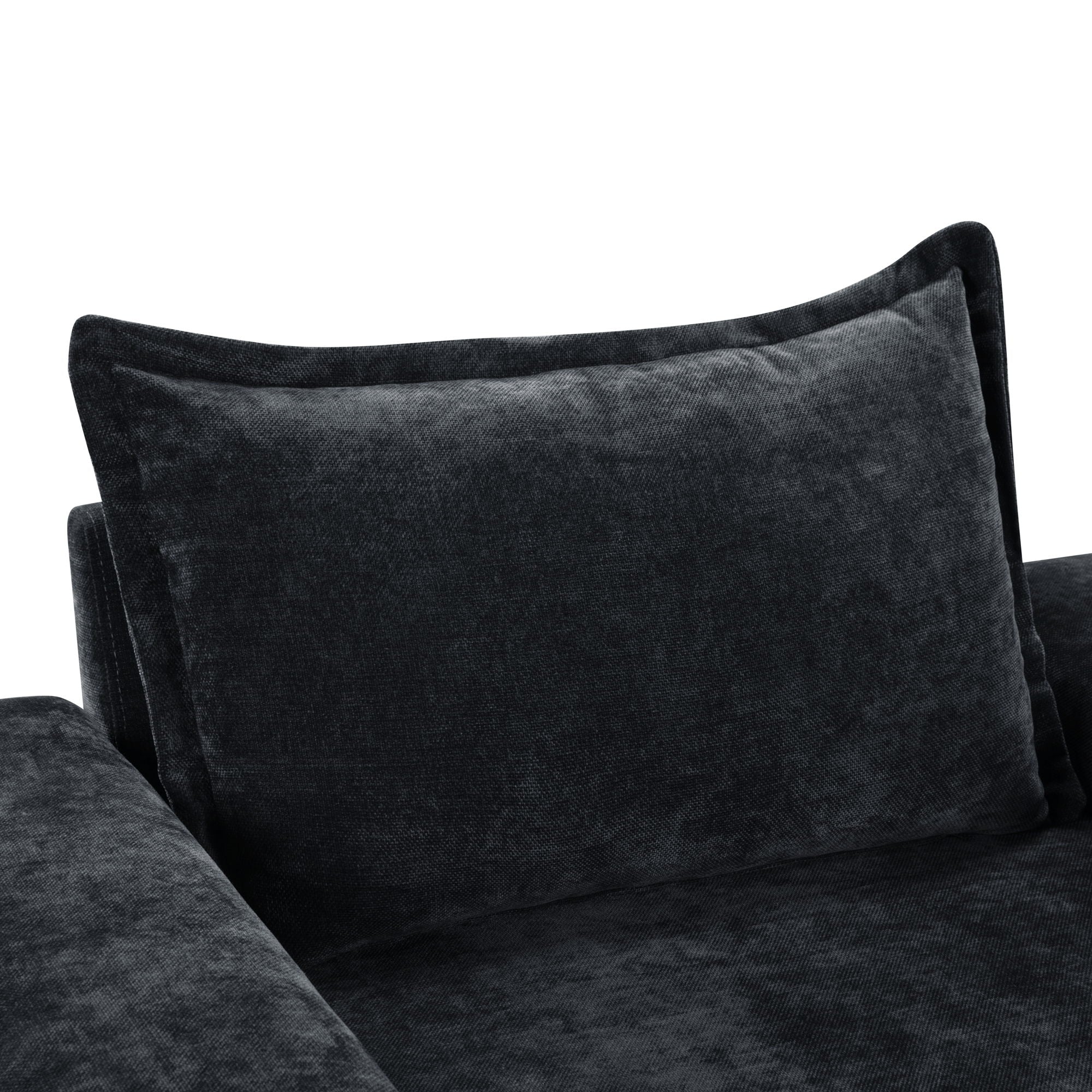 Upholstered Accent Chair With Wide Armrests And Ergonomic Back Support