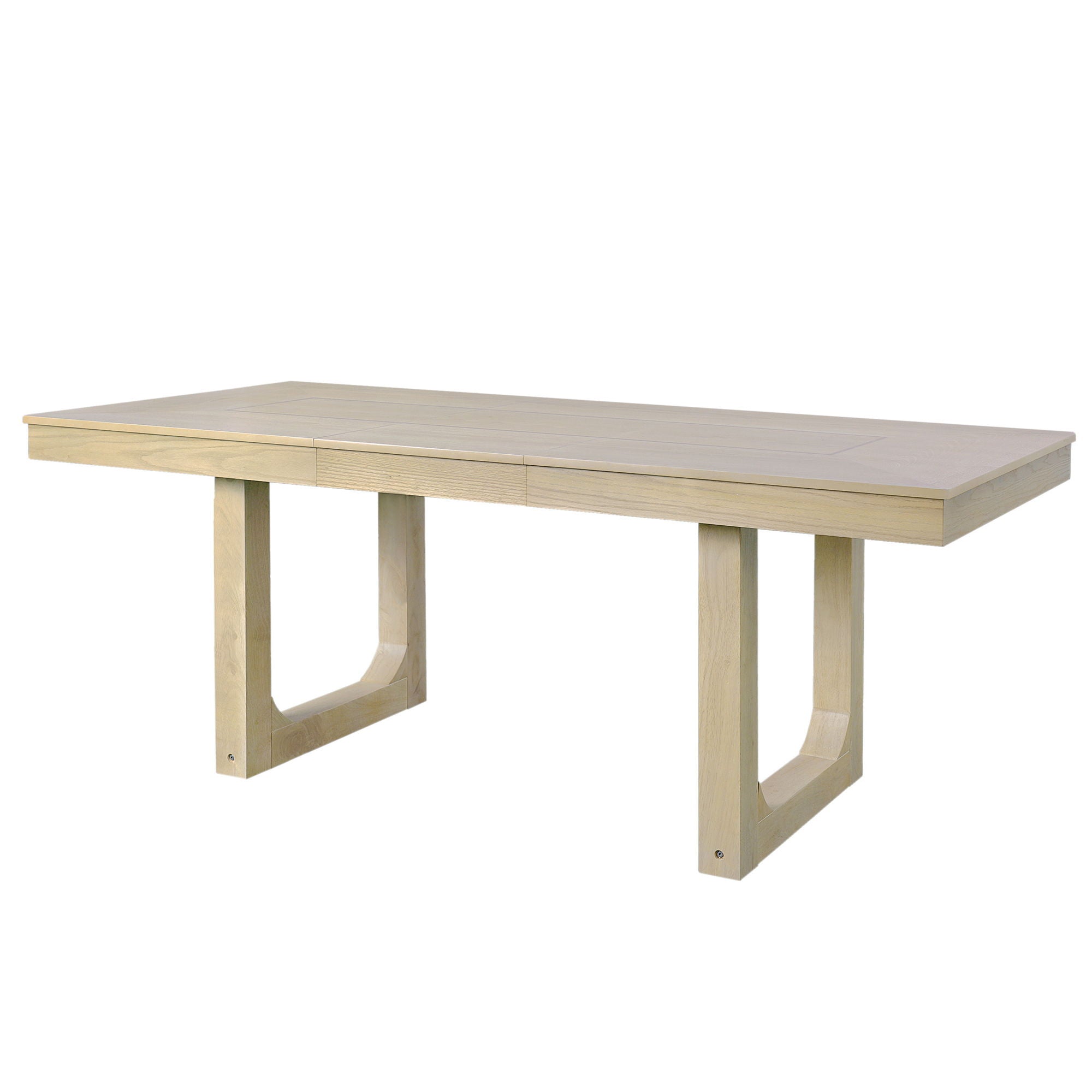 Extendable Dining Set, Farmhouse Extendable Table With Upholstered Chairs