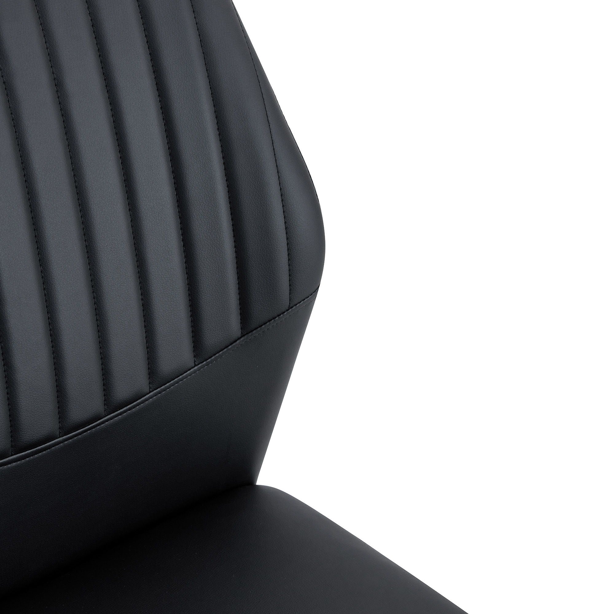 Ergonomic Simple Chair With Metal Leg