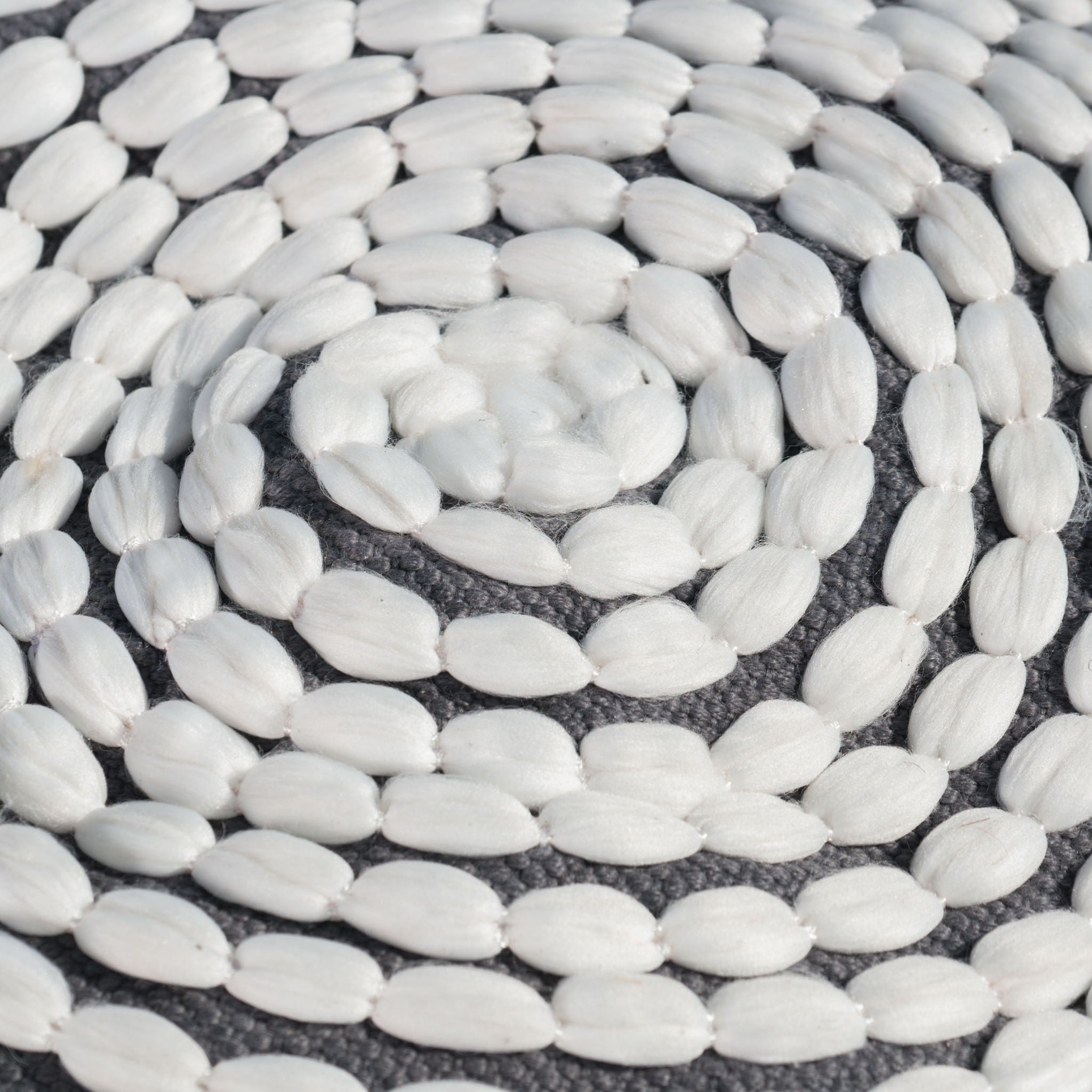 River - Handcrafted Cylindrical Pouf Water Resistant Fabric