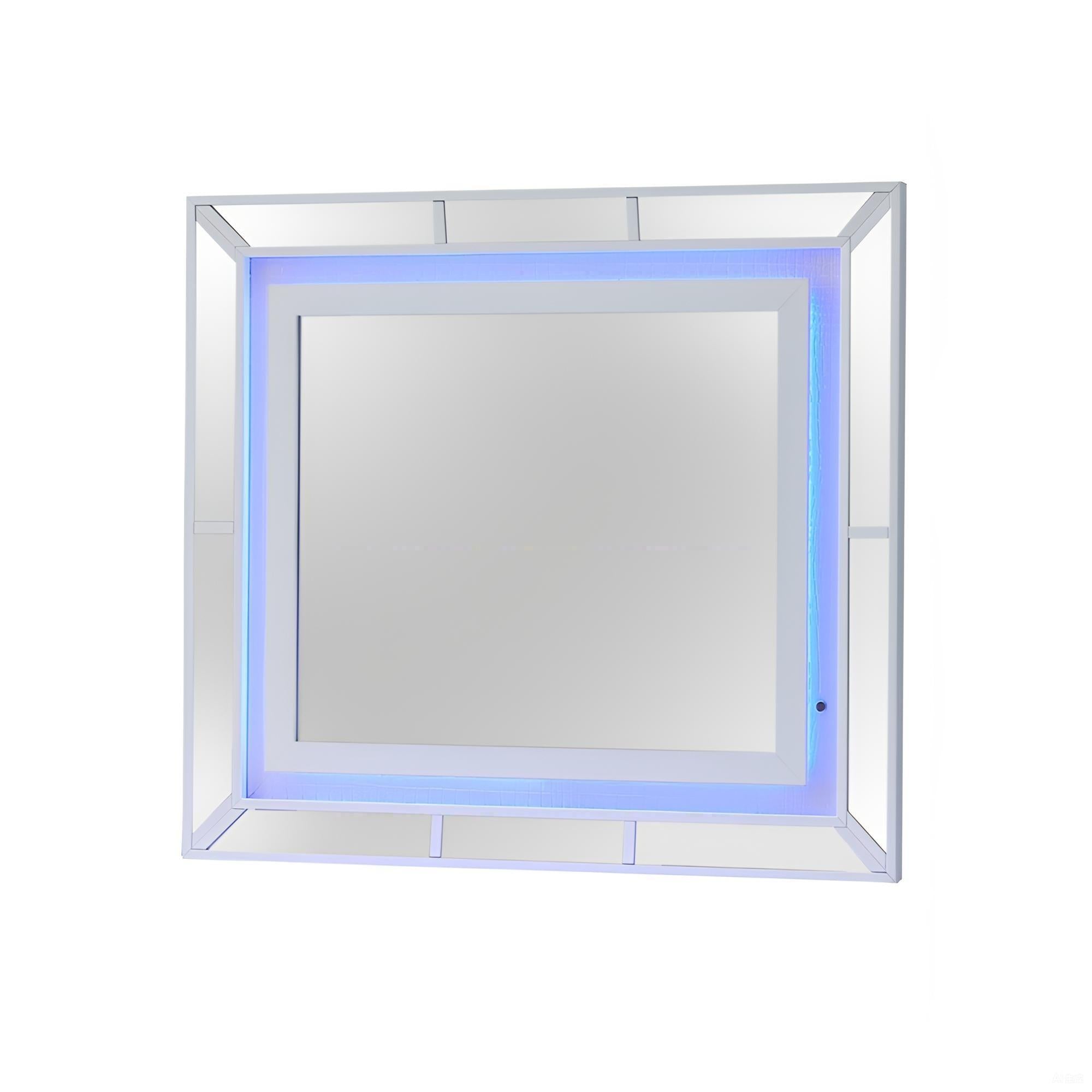 Hollywood Hills - Mirror - White