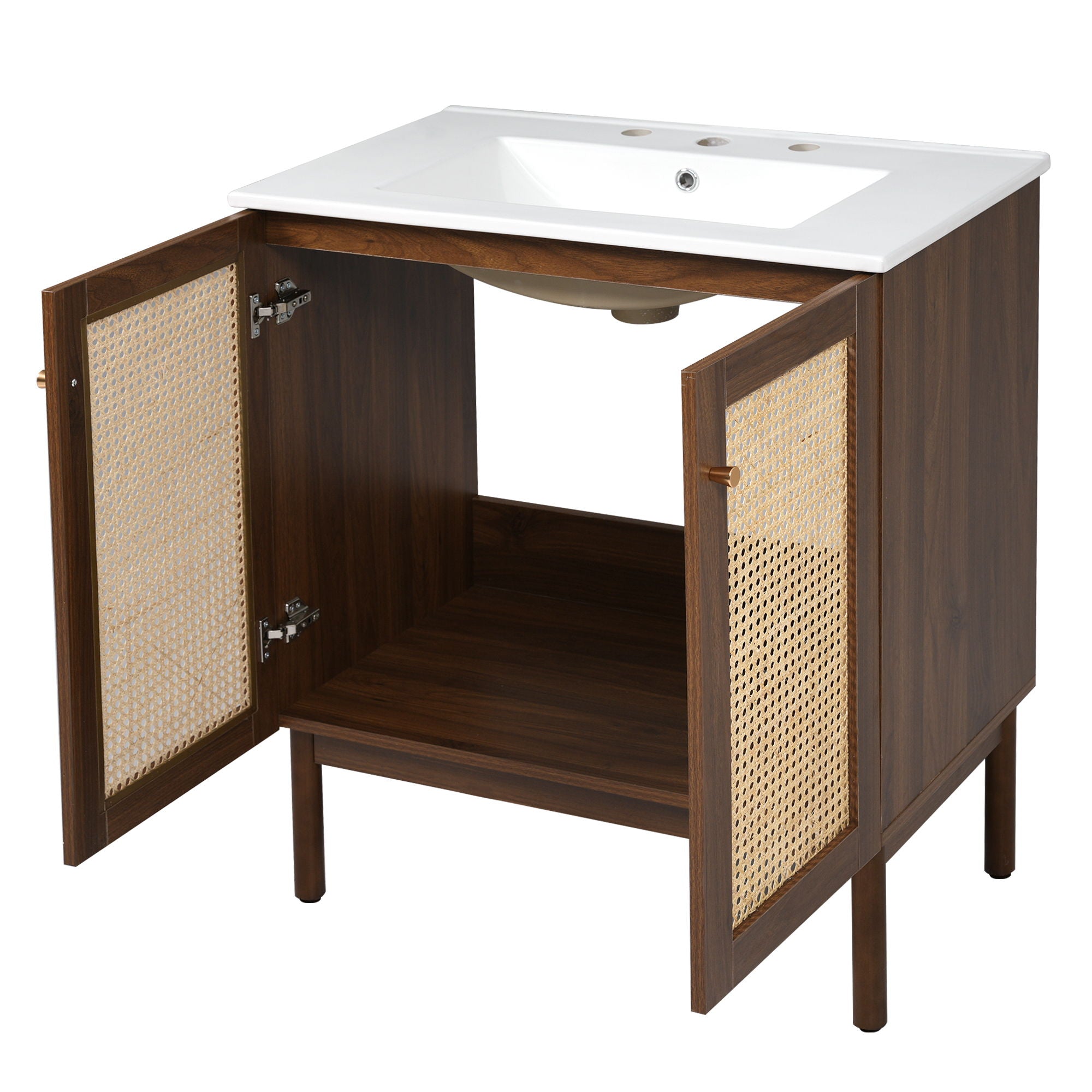 Bathroom Vanity Cabinet With Doors, Soft Close Design