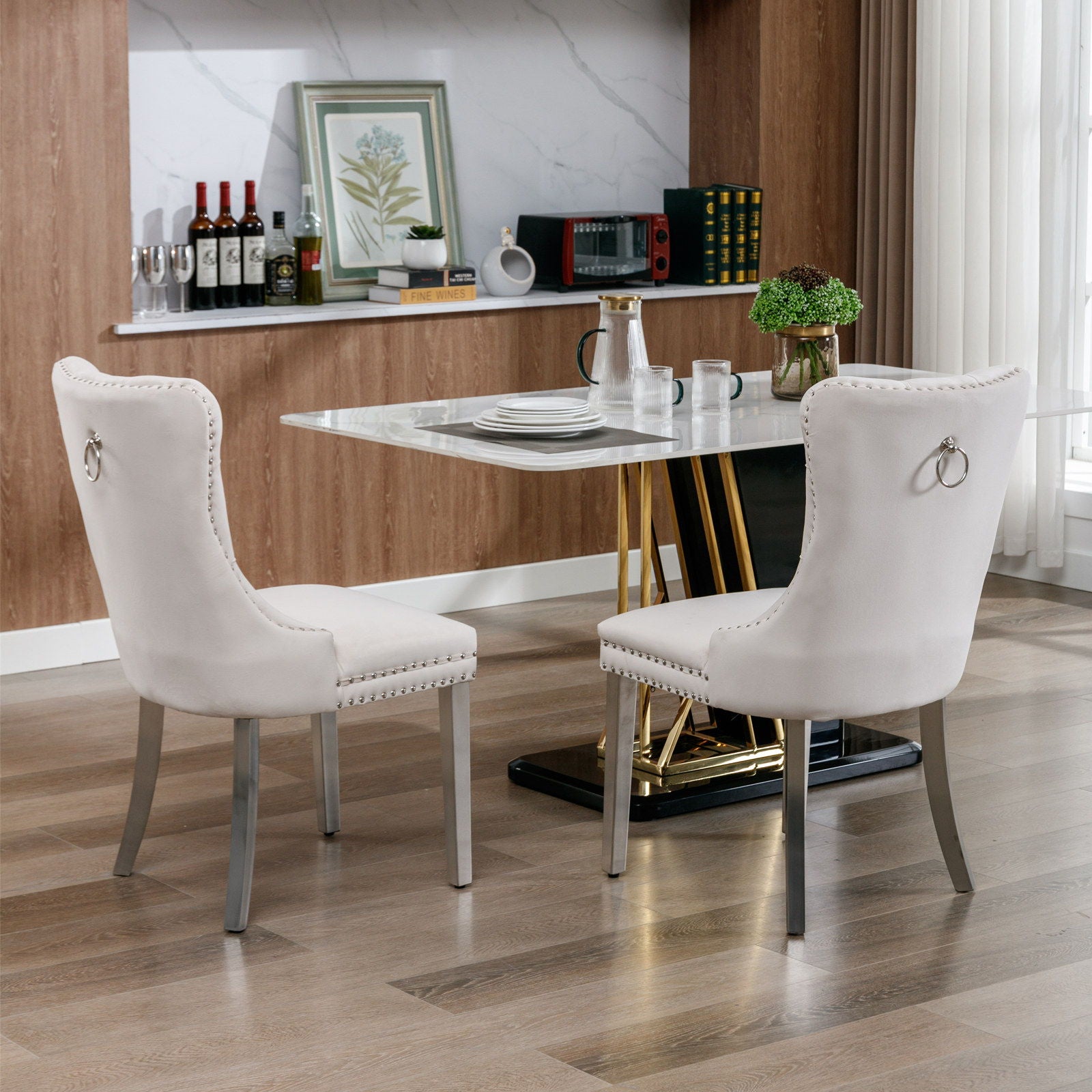 Nikki - Contemporary Upholstered Dining Chair (Set of 2)