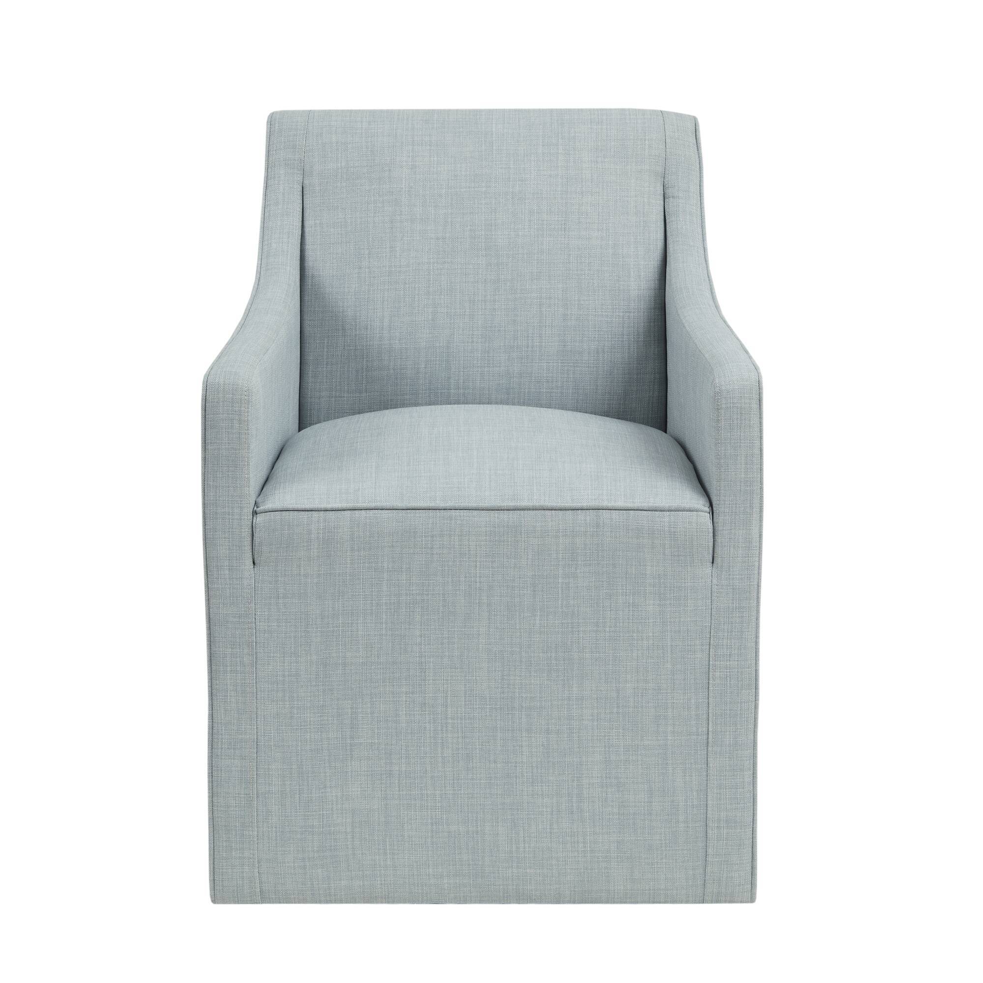 Traditional Skirted Dining Arm Chair