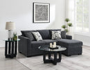 Storey Upholstered Sleeper Sectional Chaise Sofa Camel