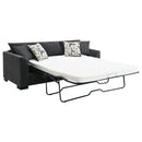 Storey Upholstered Sleeper Sectional Chaise Sofa Camel