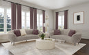 Ellorie  Upholstered Curved Sofa Set Beige