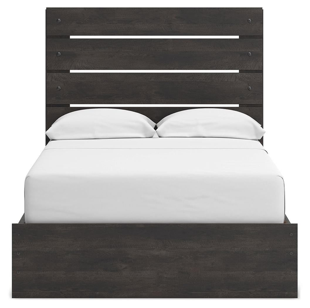 Hollivern - Panel Bed With Storage