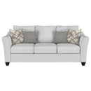 Salizar  Upholstered Flared Arm Sofa Set Grey