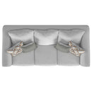 Salizar  Upholstered Flared Arm Sofa Set Grey