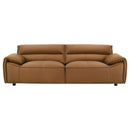 Buxton 2-piece Leather Upholstered Sofa Set Orange